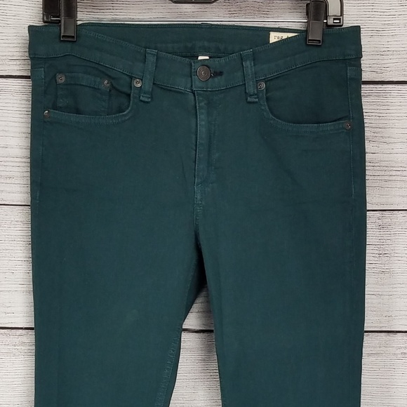 Rag & bone Jean 29 Skinny Green denim Stretch Slim - Picture 3 of 8